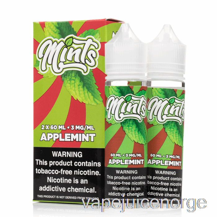Vape Juice Applemint - Mints Vape Co - 120ml 0mg
